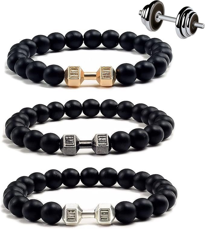 Mens Dumbbell Bracelet - Weights for Gym and Workout